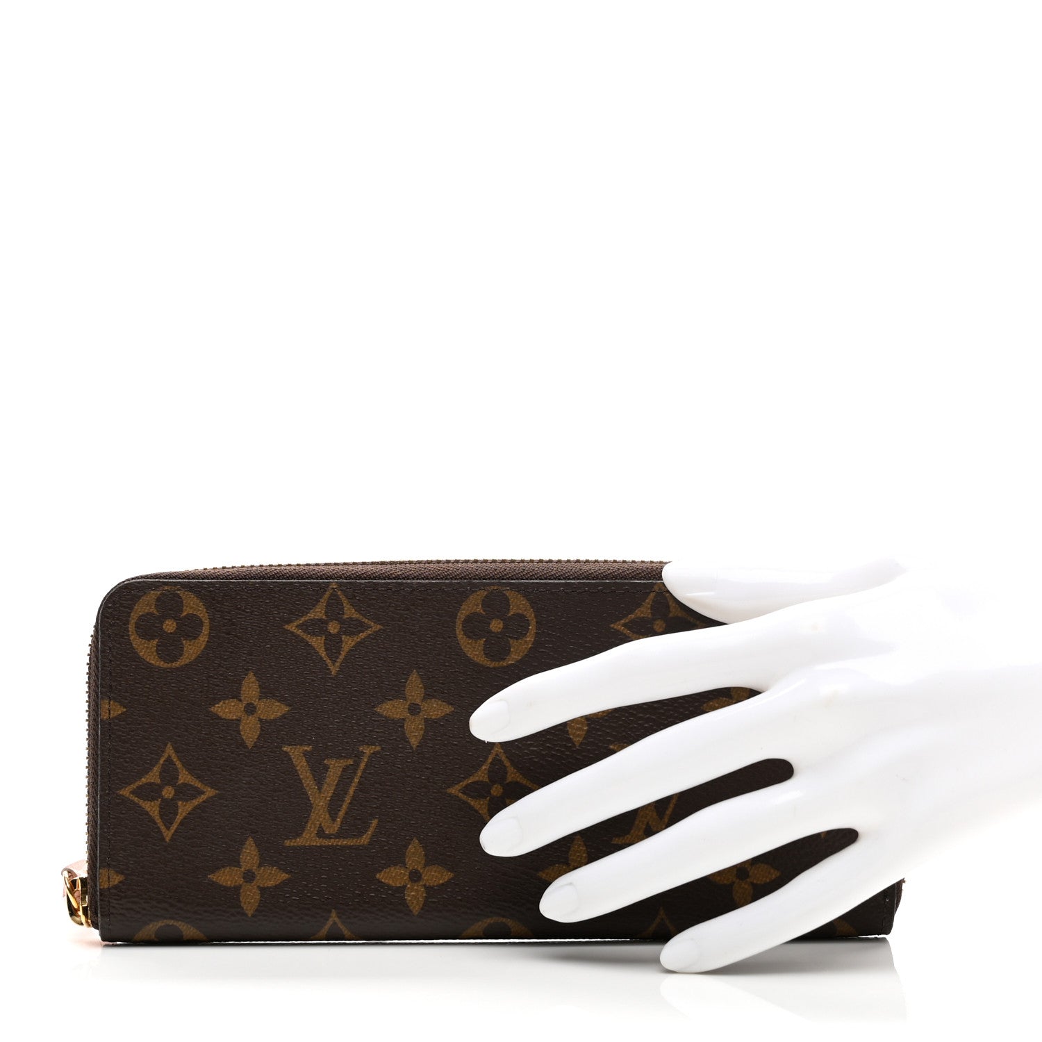Louis Vuitton Monogram Clemence Wallet Rose Ballerine