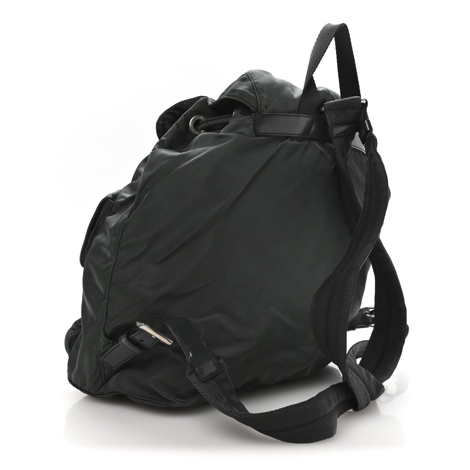 Prada Nylon Vela Medium Backpack Green
