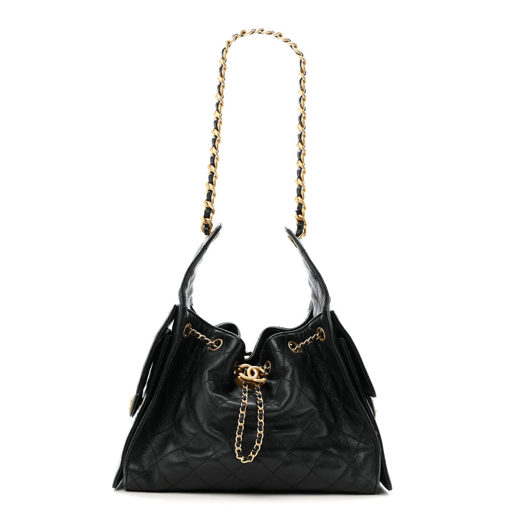 Chanel Caviar Quilted Small Chanel 25 Handbag Black