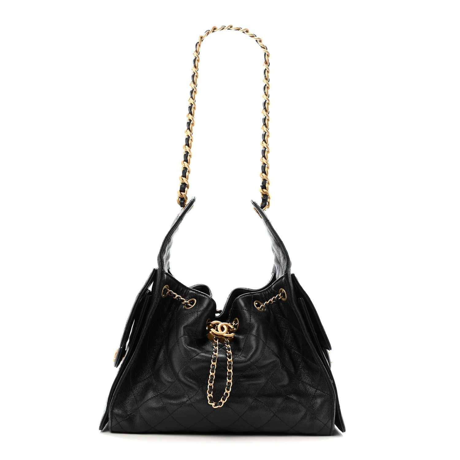 Chanel Caviar Quilted Small Chanel 25 Handbag Black