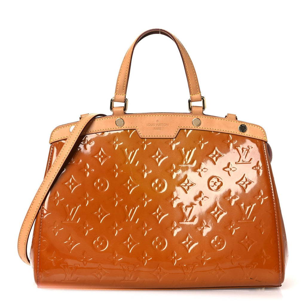 Louis Vuitton Vernis Brea MM Rose Velours