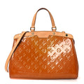 Louis Vuitton Vernis Brea MM Rose Velours