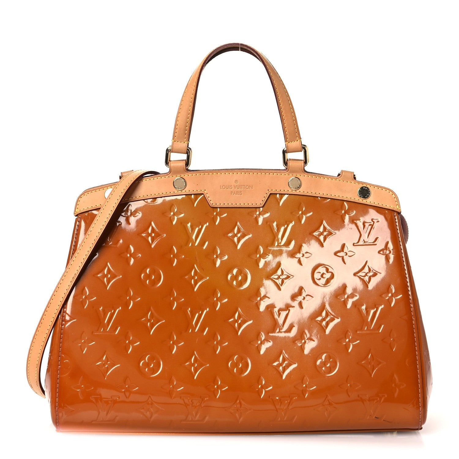 Louis Vuitton Vernis Brea MM Rose Velours