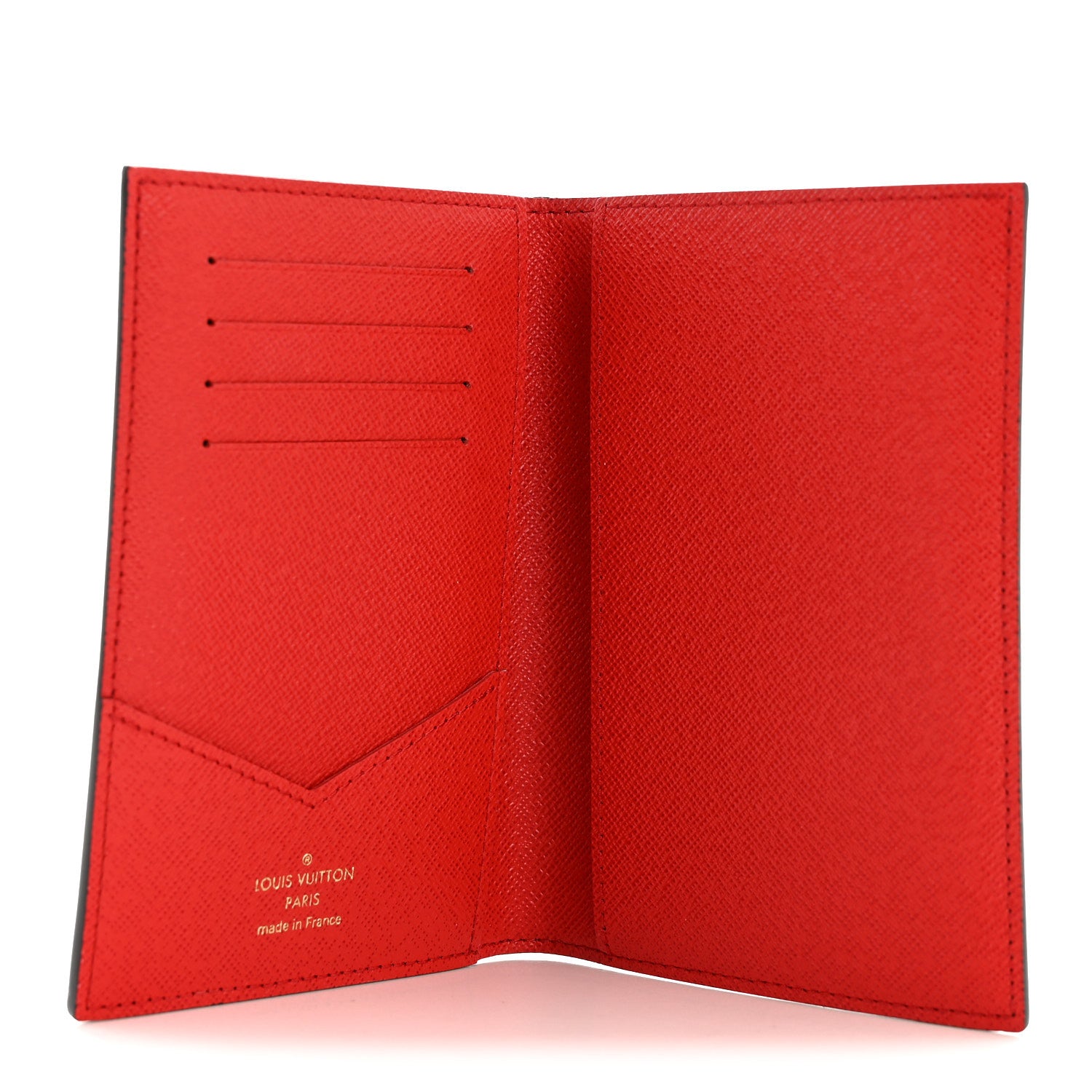 Louis Vuitton Monogram 2019 Christmas Animation Passport Cover Rouge