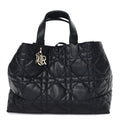 Christian Dior Calfskin Macrocannage Large Toujours Black