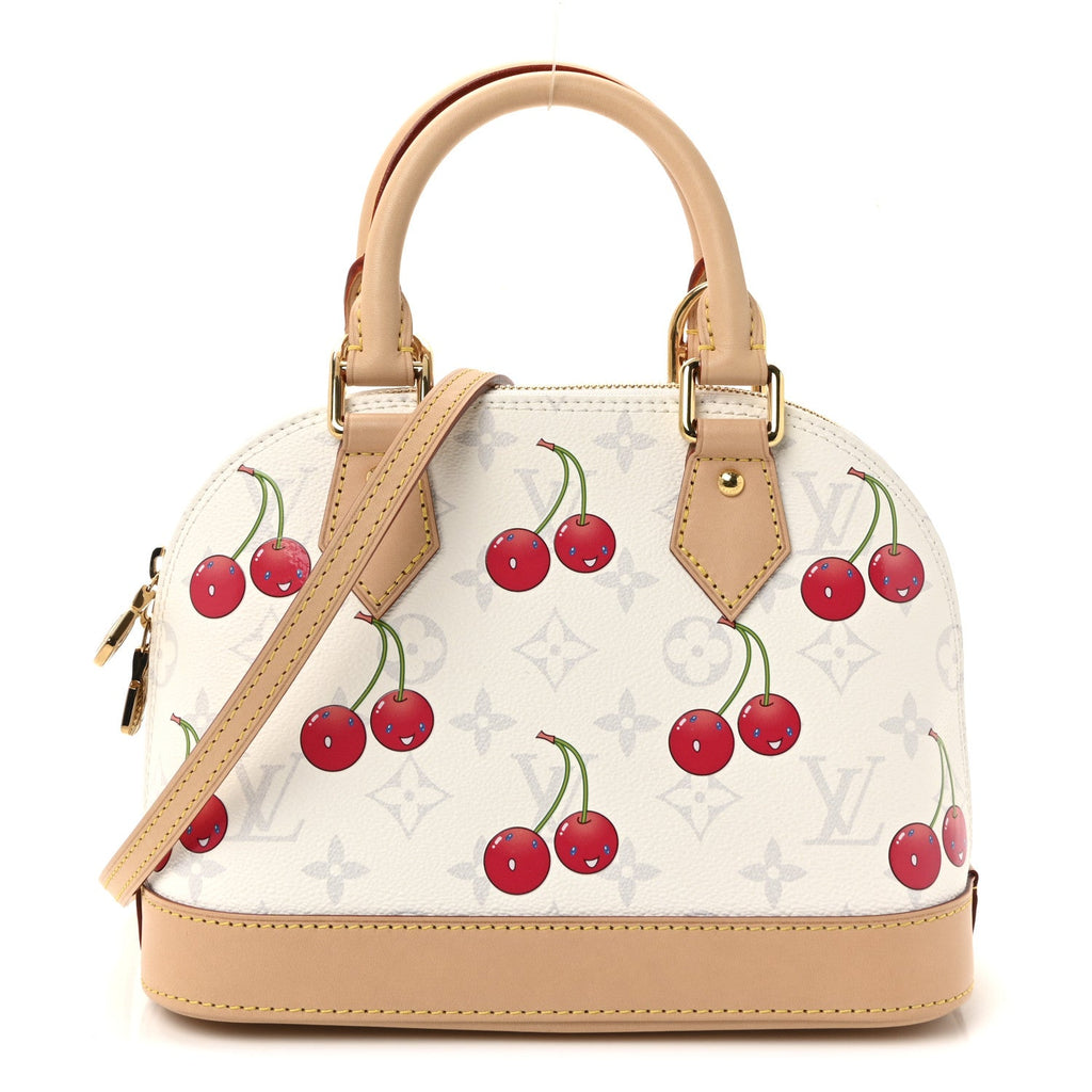 Louis Vuitton LV X TM Monogram Cerises Alma BB White
