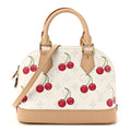 Louis Vuitton LV X TM Monogram Cerises Alma BB White