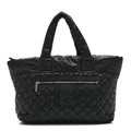 Chanel Nylon Quilted Large Coco Cocoon Tote Black