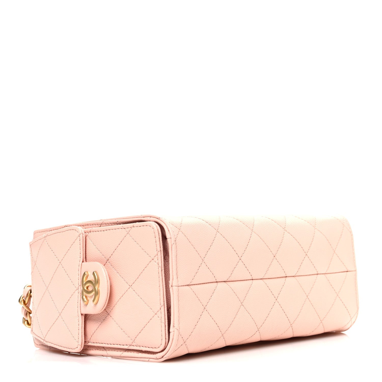 Chanel Caviar Quilted Mini Chanel 25 Handbag Light Pink