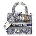 Christian Dior Canvas Reverse Embroidered Rêve d'Infini Medium Lady D-Lite Blue Multicolor
