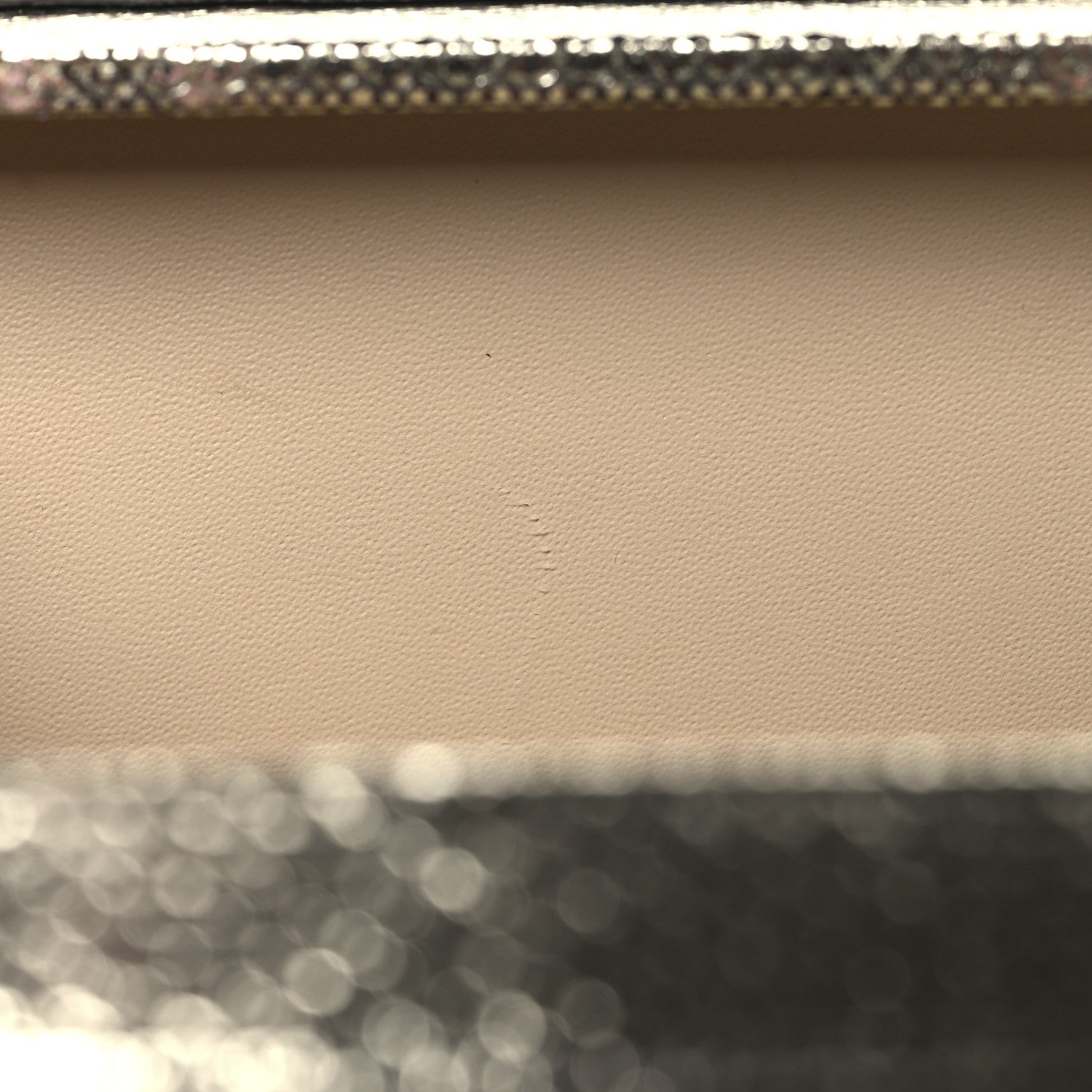Louis Vuitton Lizard Petite Malle Silver