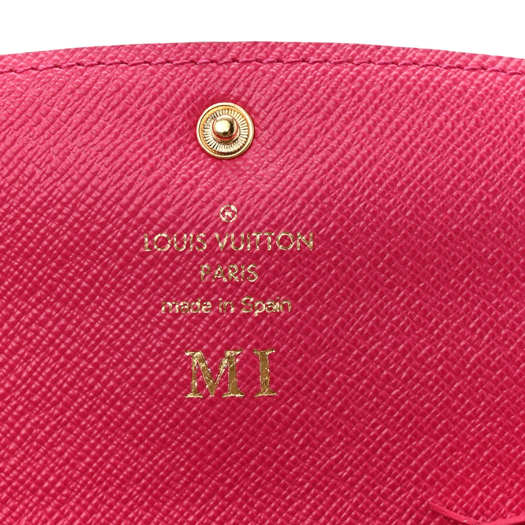Louis Vuitton Monogram Emilie Wallet Fuchsia