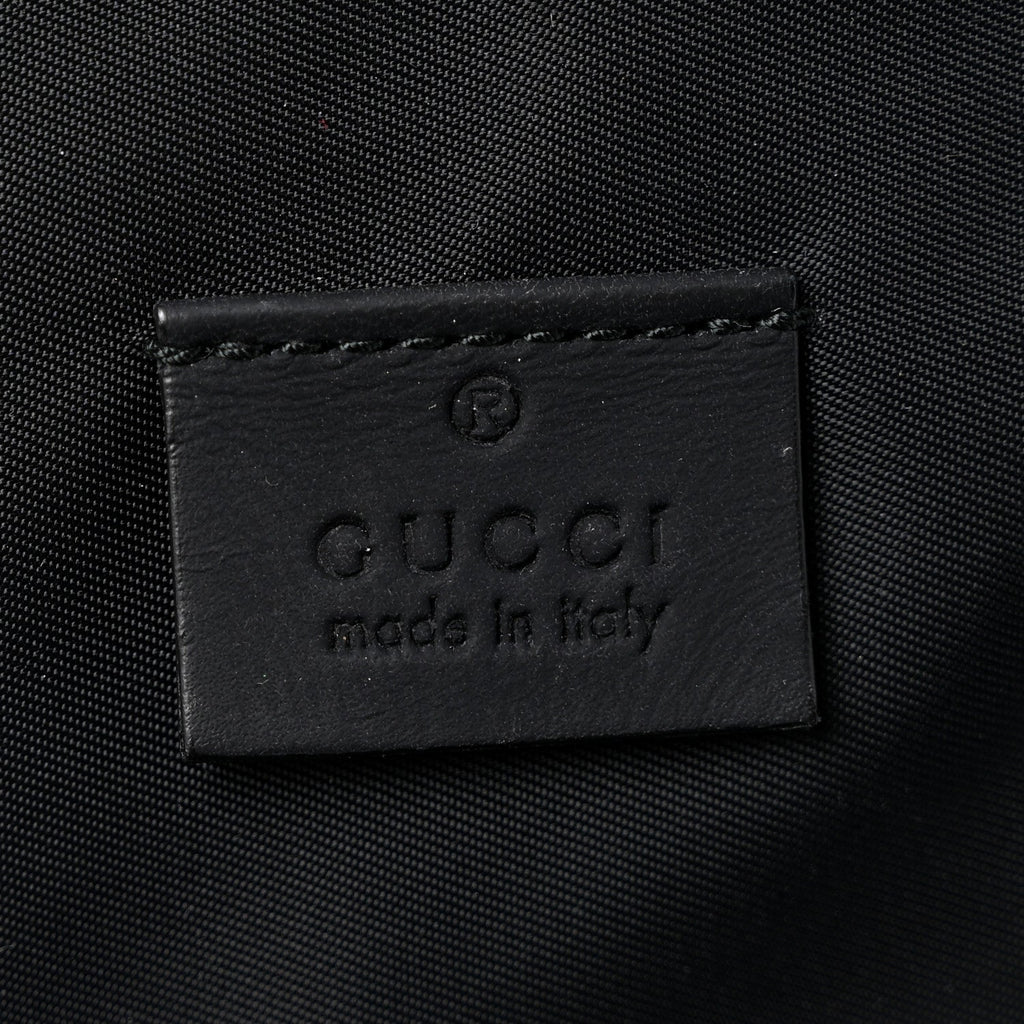 Gucci Rubber Guccissima Laptop Briefcase Black