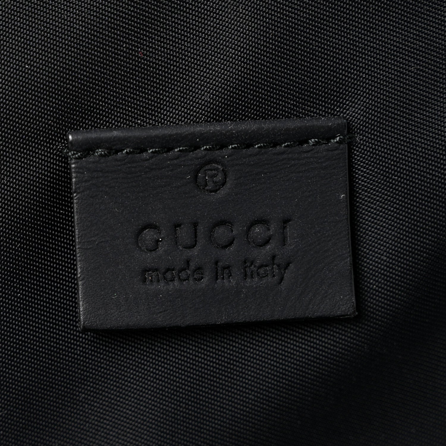 Gucci Rubber Guccissima Laptop Briefcase Black