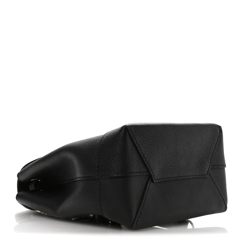 Louis Vuitton Calfskin Lockme Mini Backpack Black