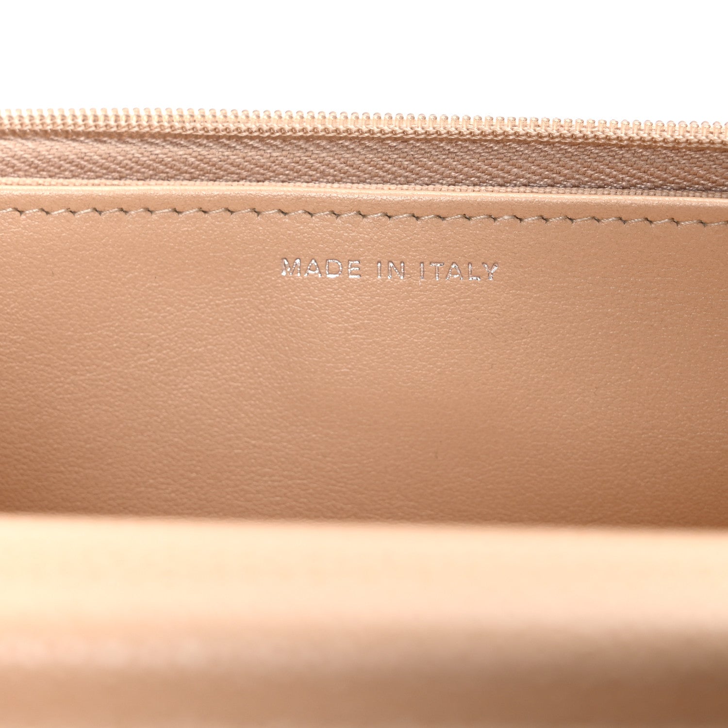 Chanel Caviar Quilted Wallet on Chain WOC Beige
