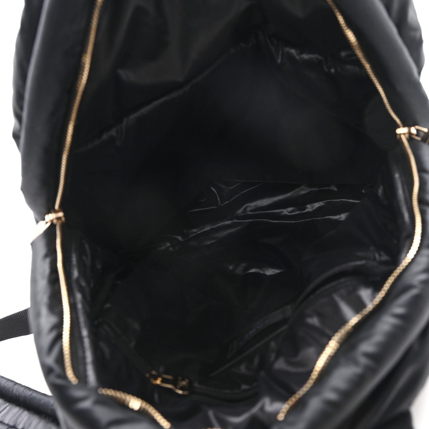 Chanel Nylon Tweed Quilted Small Coco Neige Snowflake Backpack Black