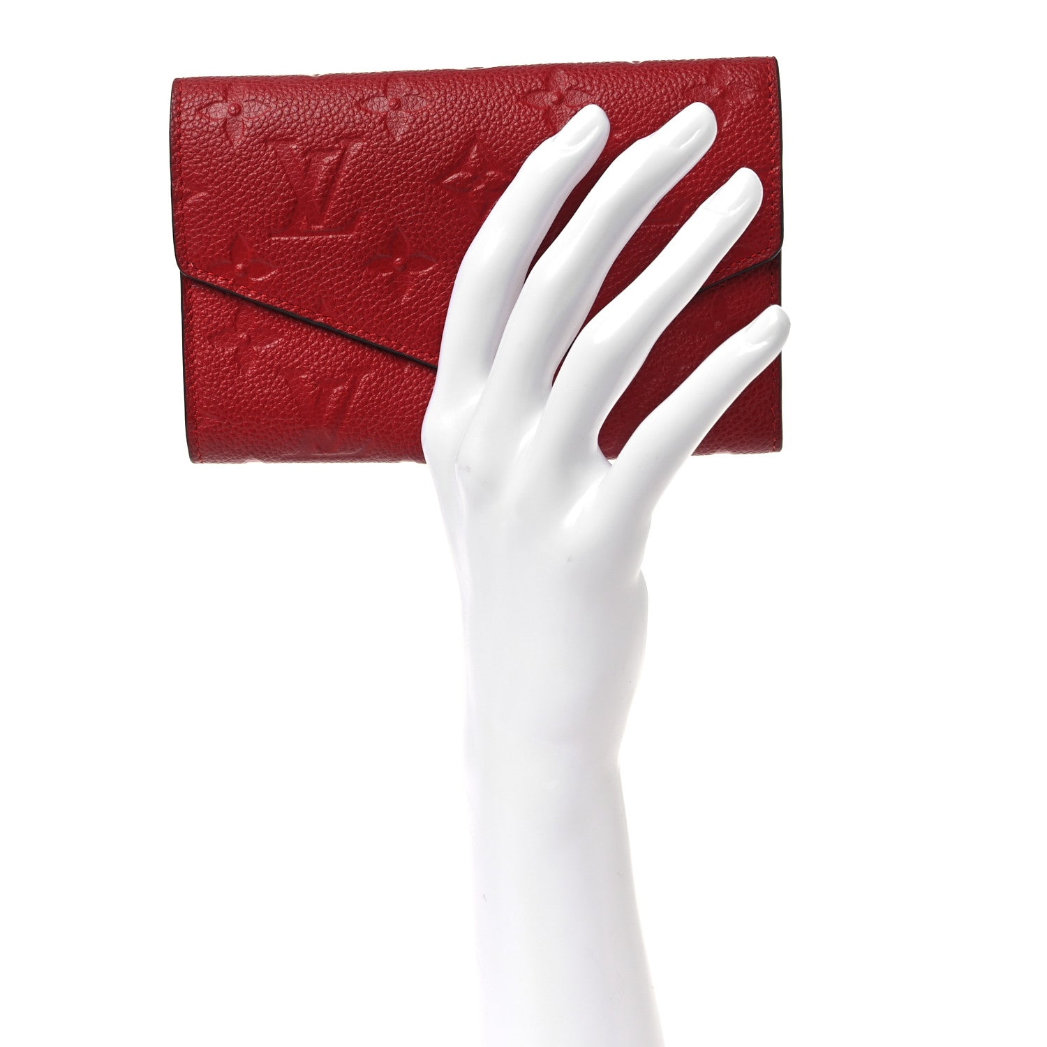 Louis Vuitton Empreinte Compact Curieuse Wallet Cherry