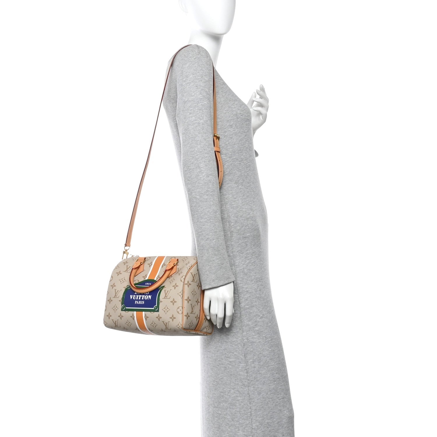 Louis Vuitton Monopaname Speedy Bandouliere 25 Beige Ocher