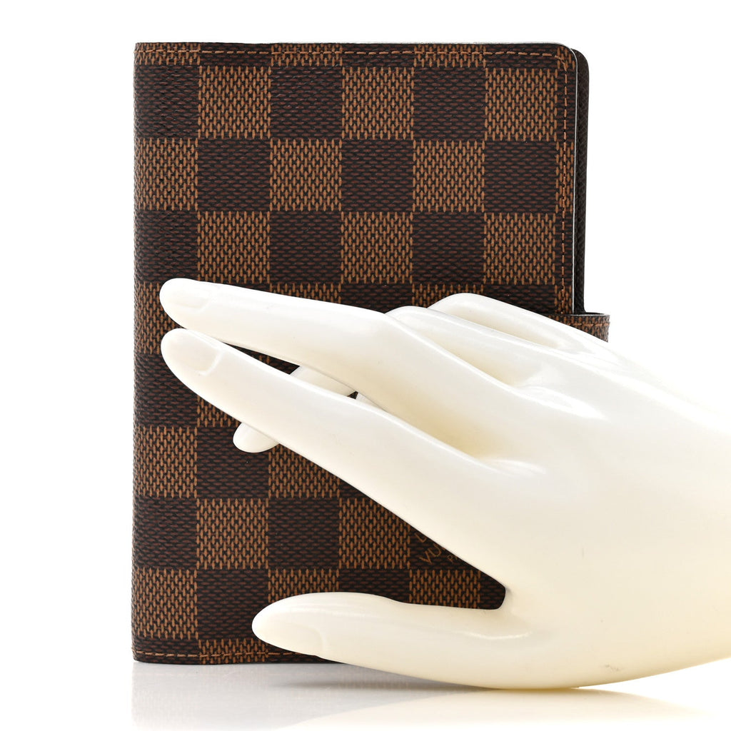 Louis Vuitton Damier Ebene Small Ring Agenda Cover