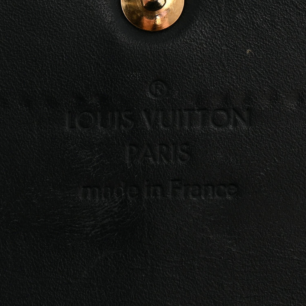 Louis Vuitton Vernis Sarah Wallet Blue Nuit