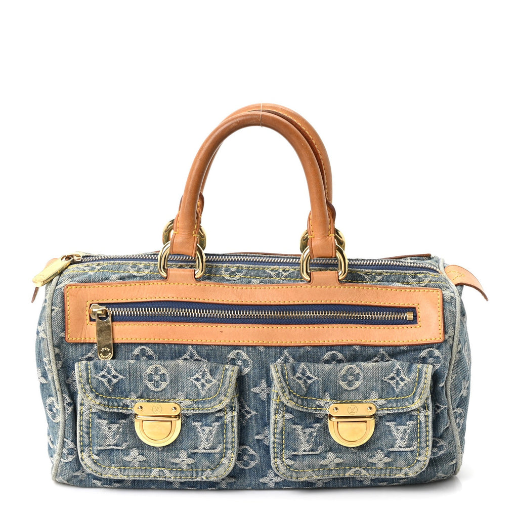 Louis Vuitton Monogram Denim Neo Speedy Blue