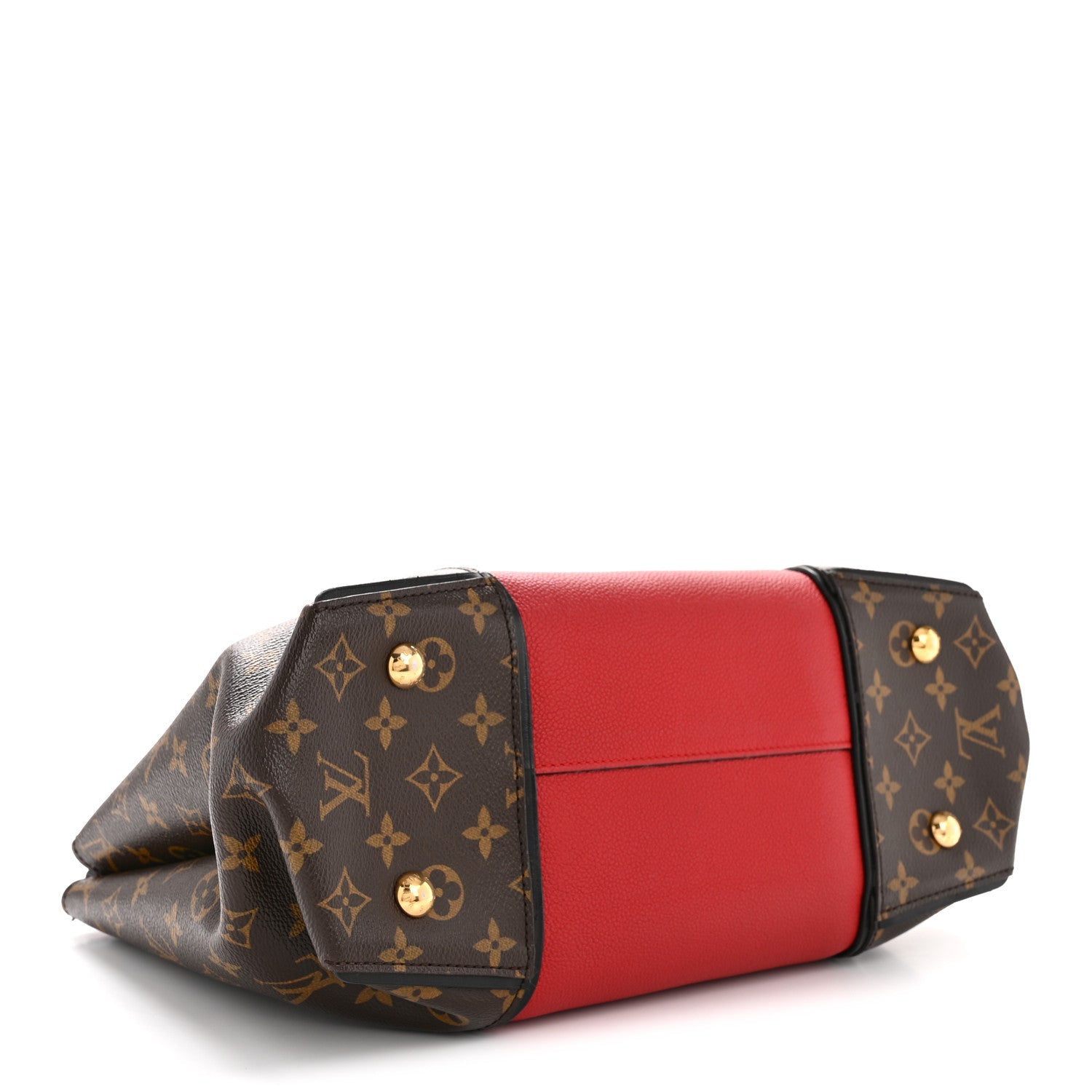 Louis Vuitton Monogram Cuir Orfevre Tote W PM Cherry