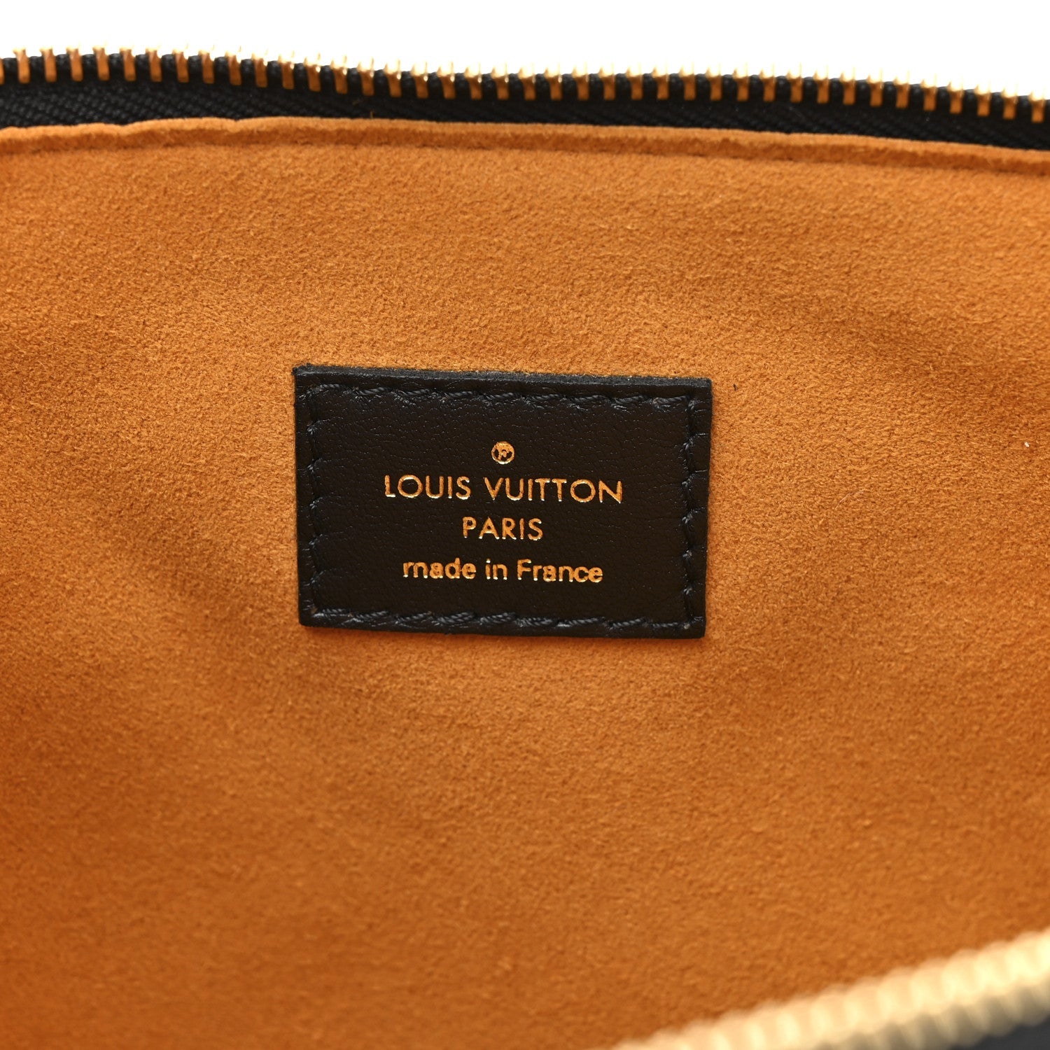 Louis Vuitton Lambskin Embossed Monogram Coussin MM Black