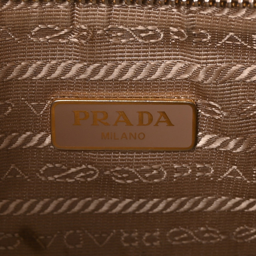 Prada Saffiano Lux Re-Edition 2005 Shoulder Bag Cammeo