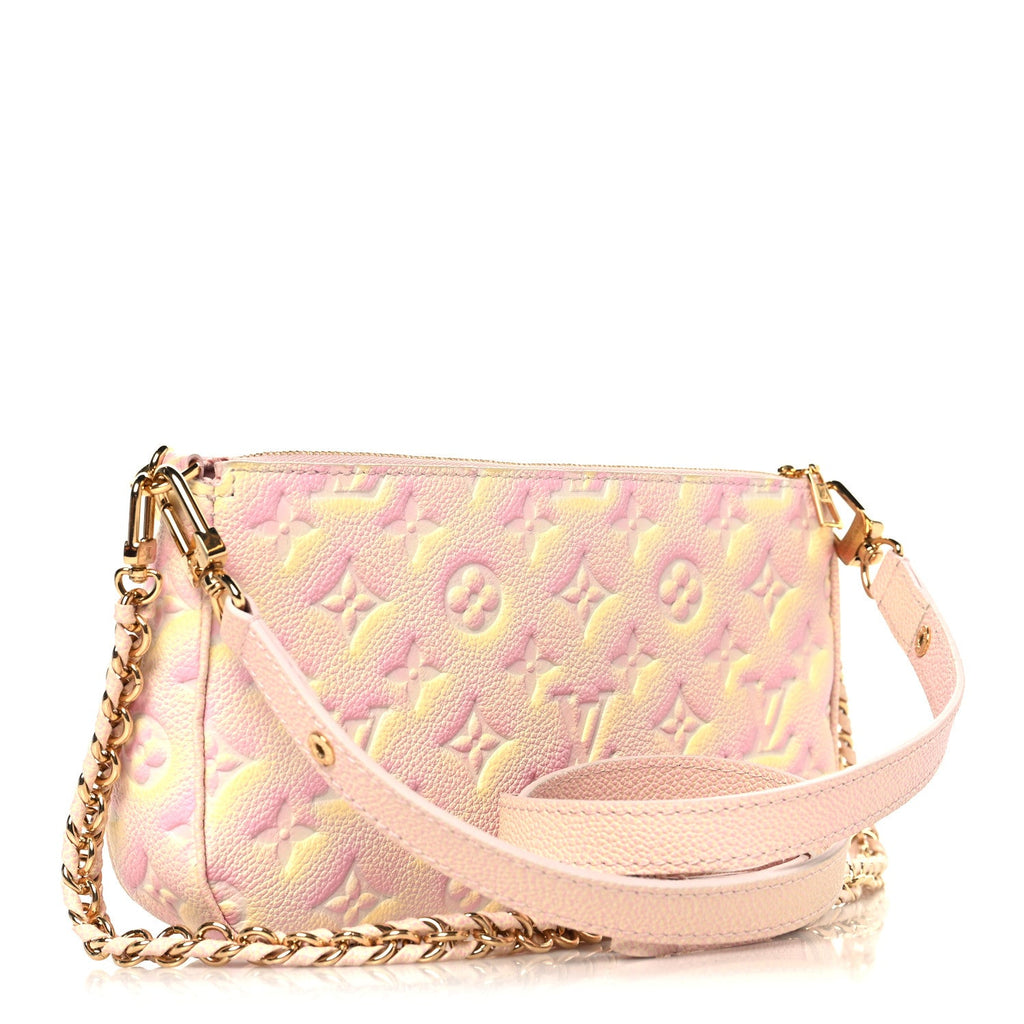 Louis Vuitton Empreinte Monogram Summer Stardust Multi Pochette Accessories Pink