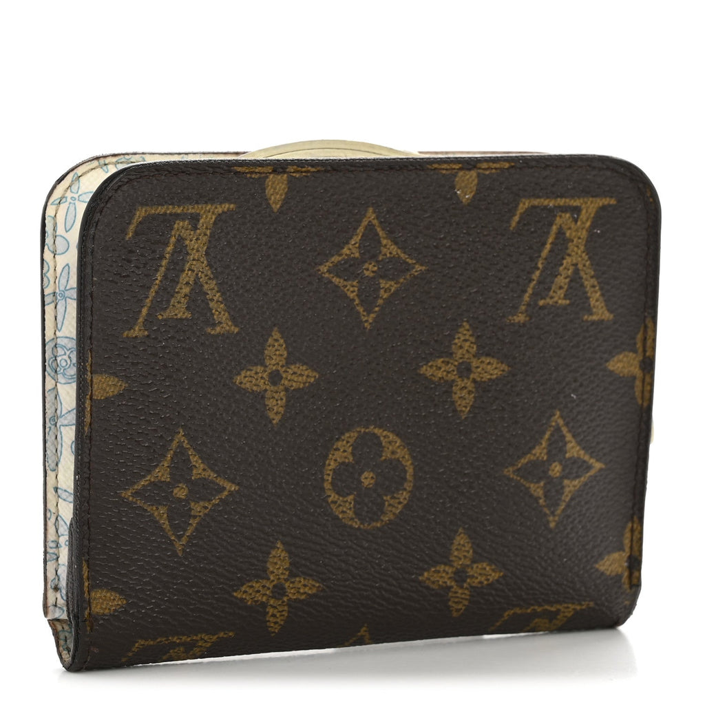 Louis Vuitton Monogram Fleuri Insolite PM Wallet Violet