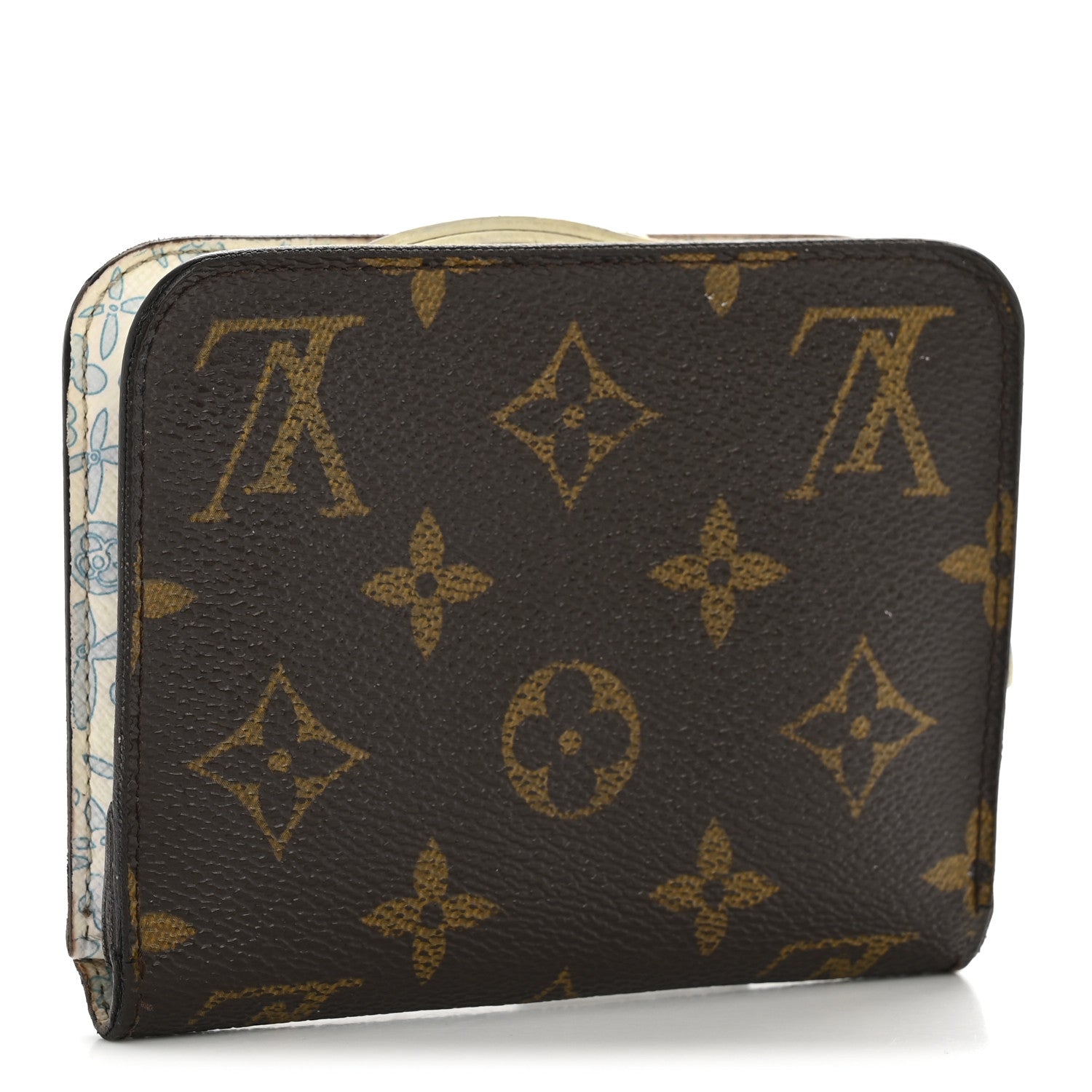 Louis Vuitton Monogram Fleuri Insolite PM Wallet Violet