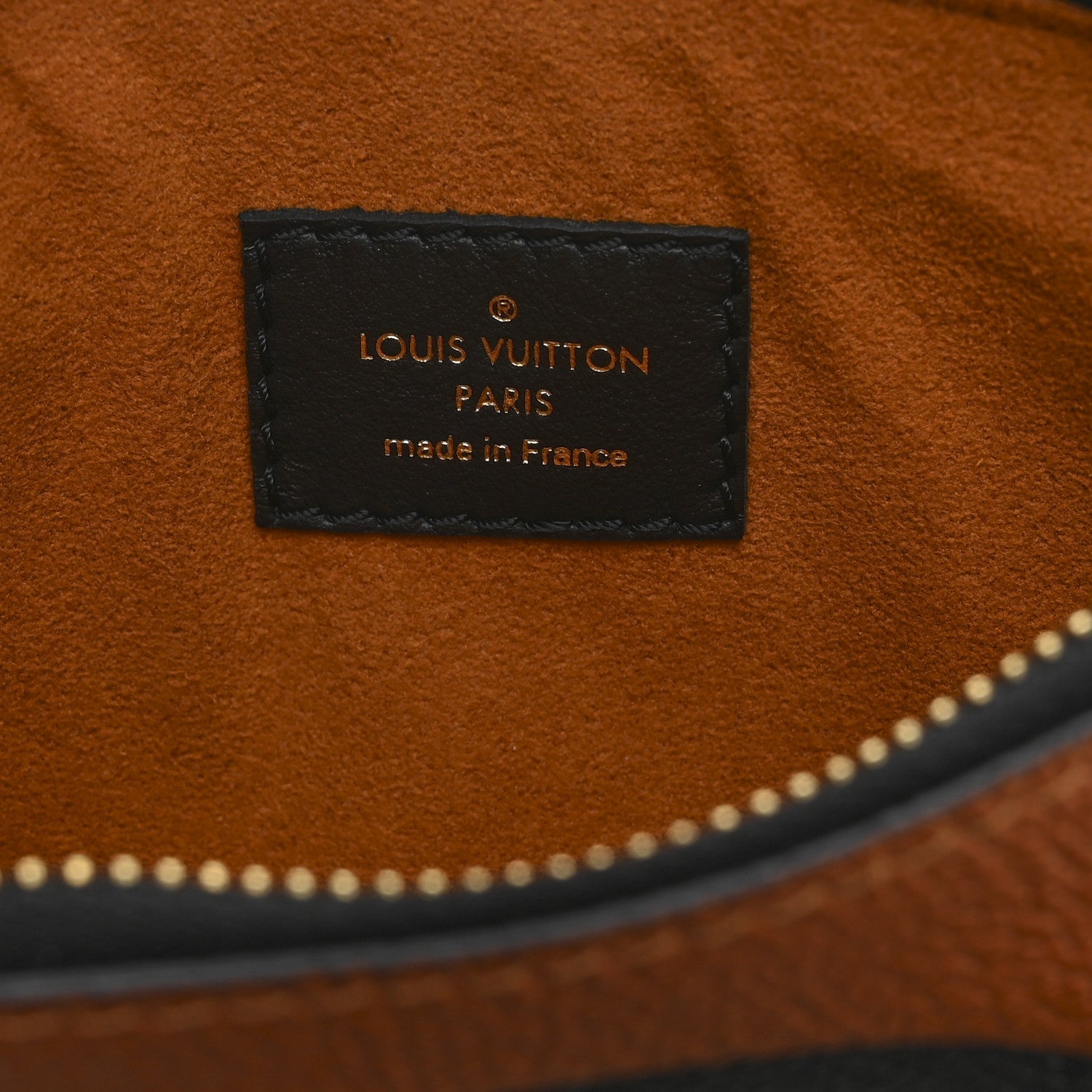 Louis Vuitton Empreinte Monogram Giant Crafty Neonoe MM Caramel Black