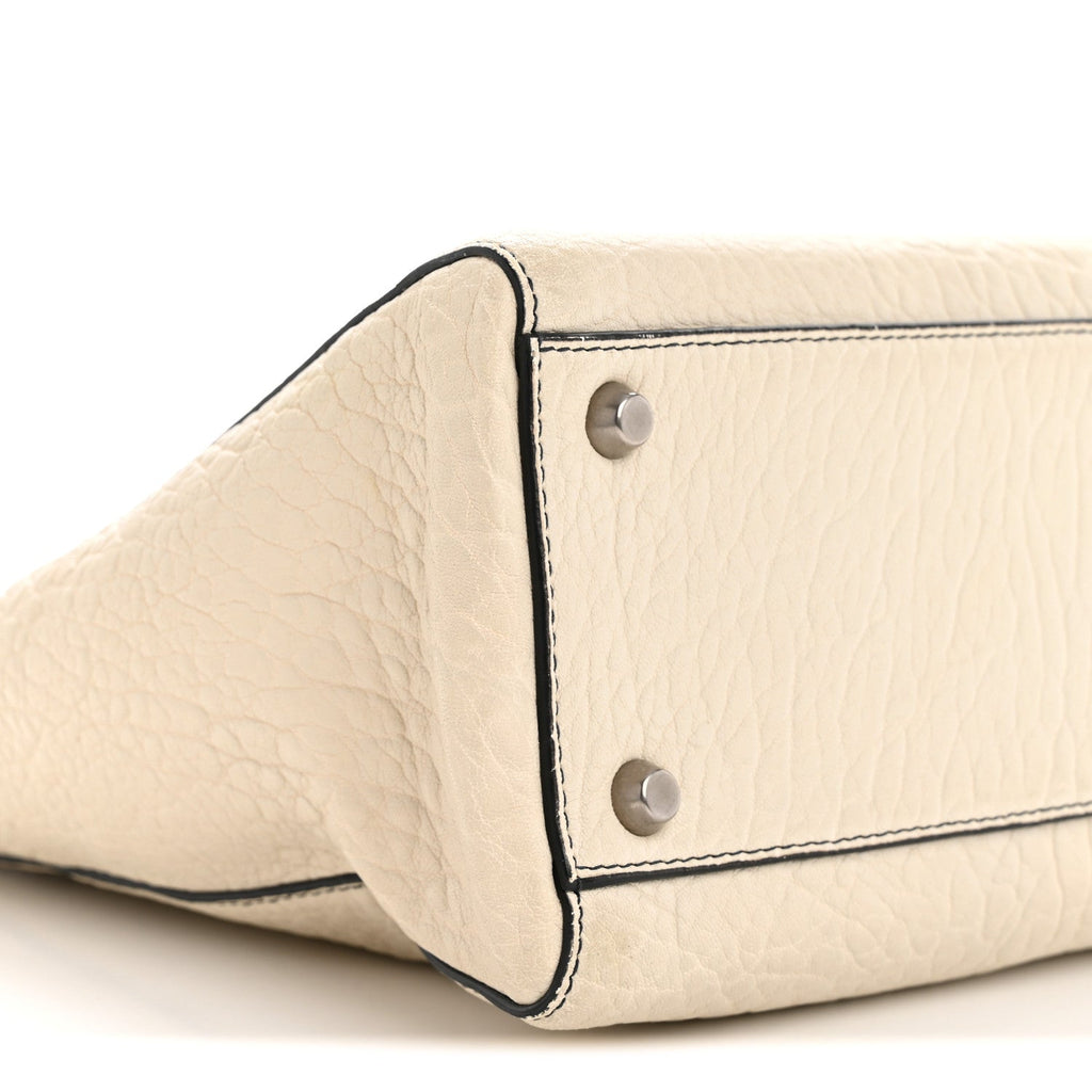 Christian Dior Canyon Grained Lambskin Large Lady Dior Off White