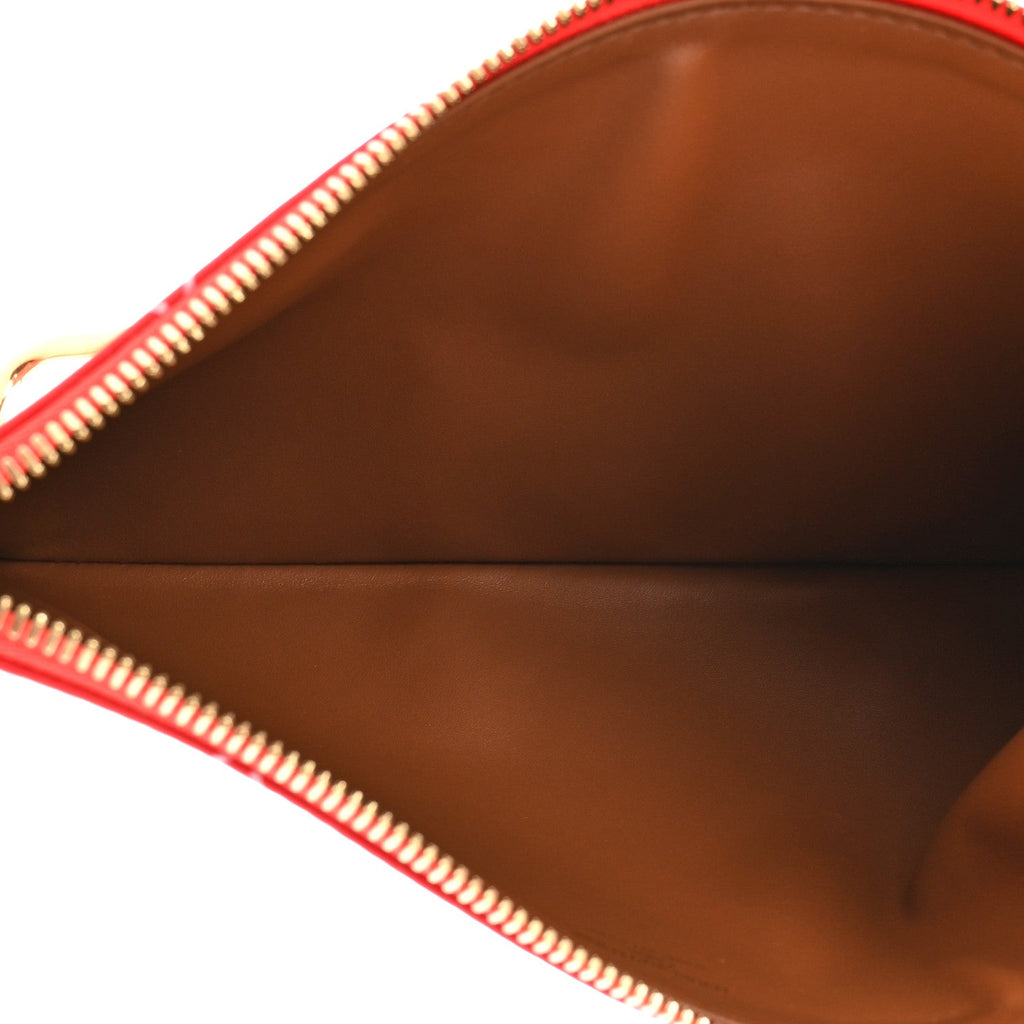 Louis Vuitton Calfskin Monogram Speedy P9 Bandouliere 50 Pochette Red