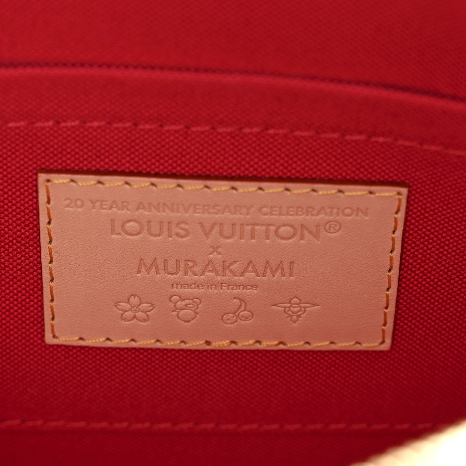 Louis Vuitton LV X TM Monogram Cerises Alma BB White
