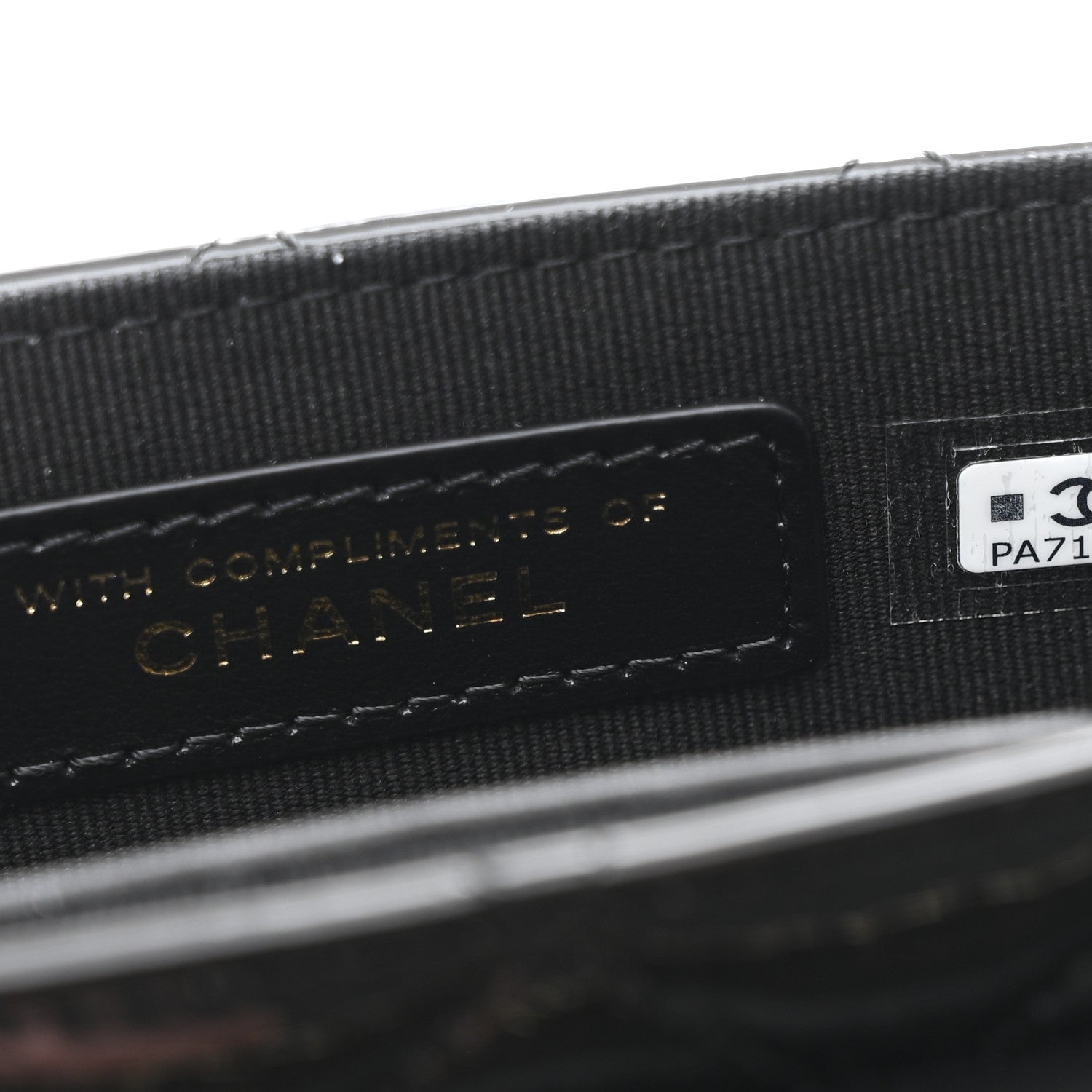 Chanel Patent Calfskin Quilted Mini Clutch Black