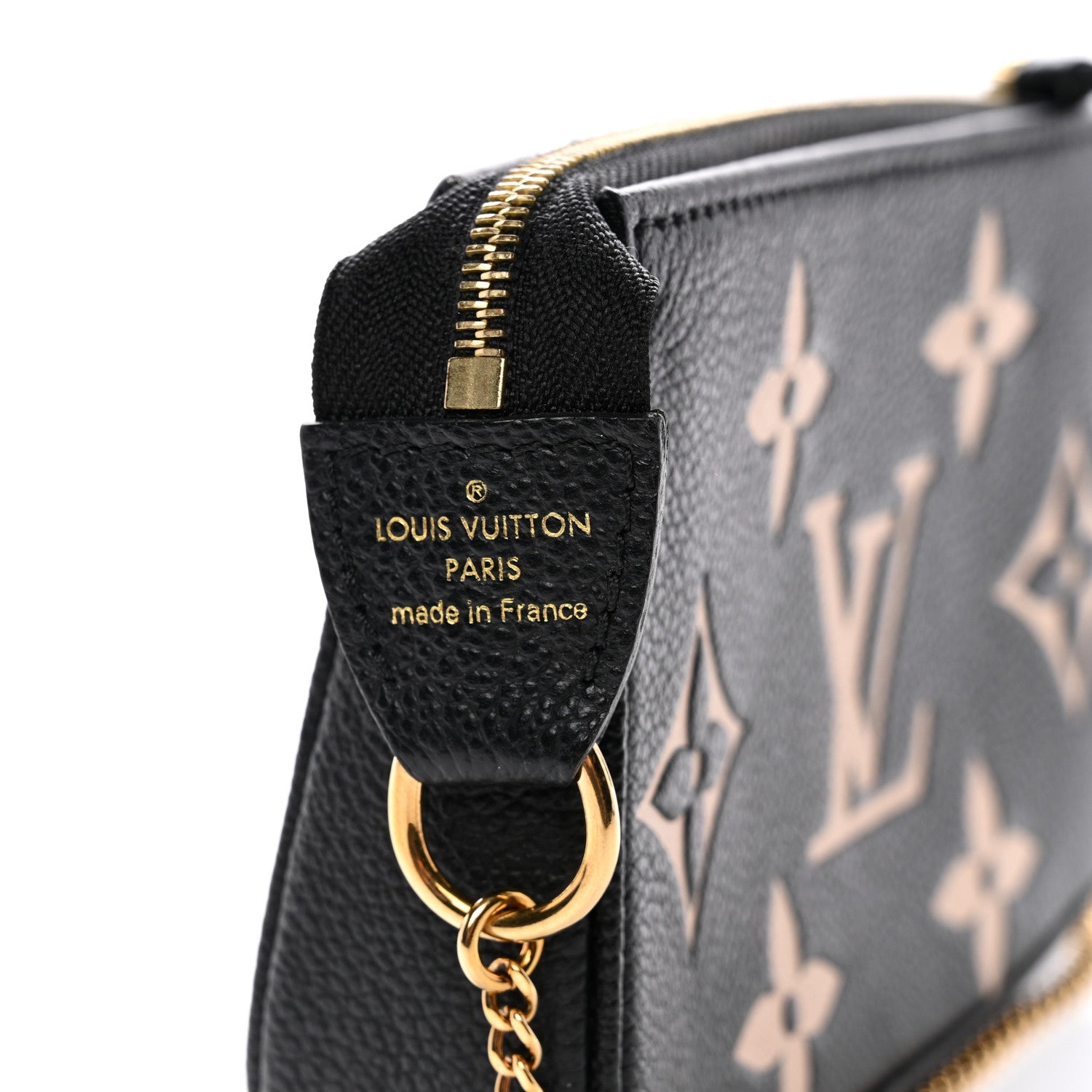 Louis Vuitton Empreinte Monogram Giant Mini Pochette Accessories Black