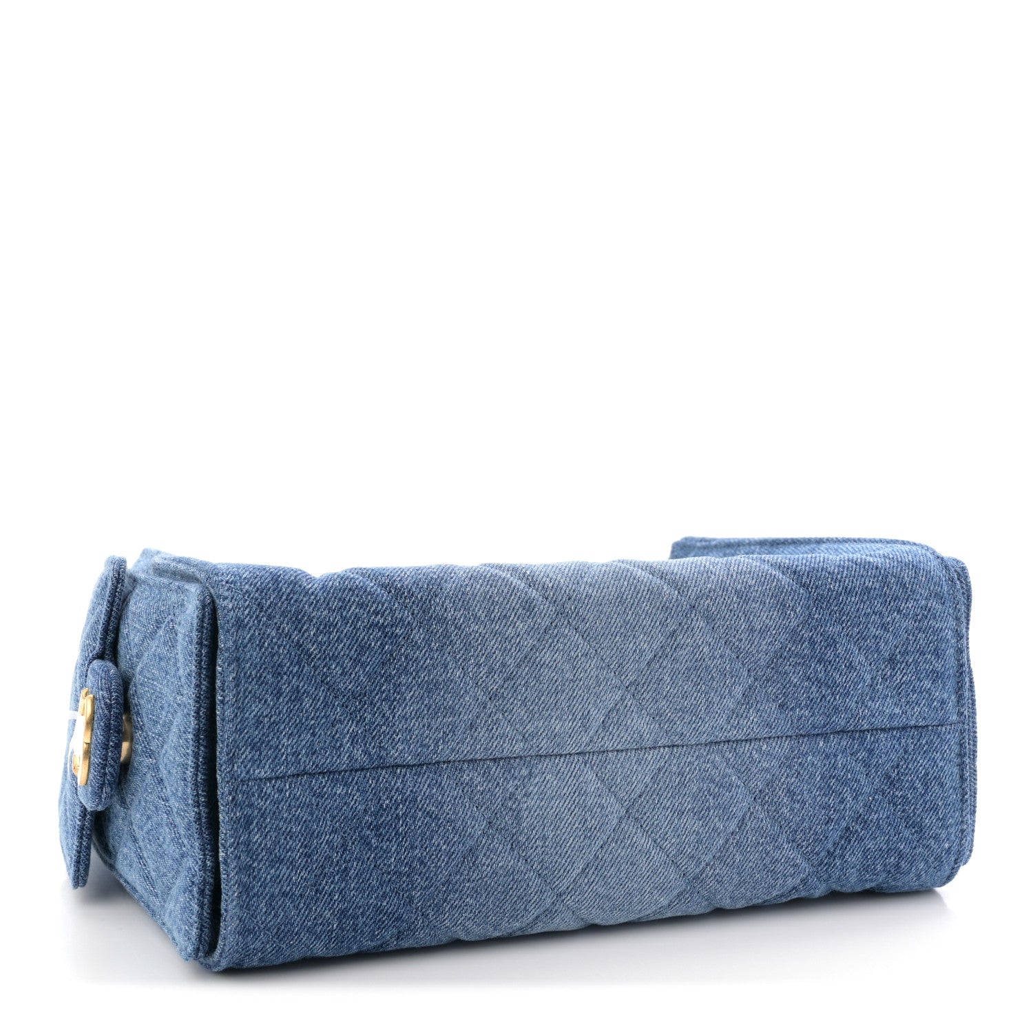 Chanel Washed Denim Quilted Mini Chanel 25 Handbag Blue