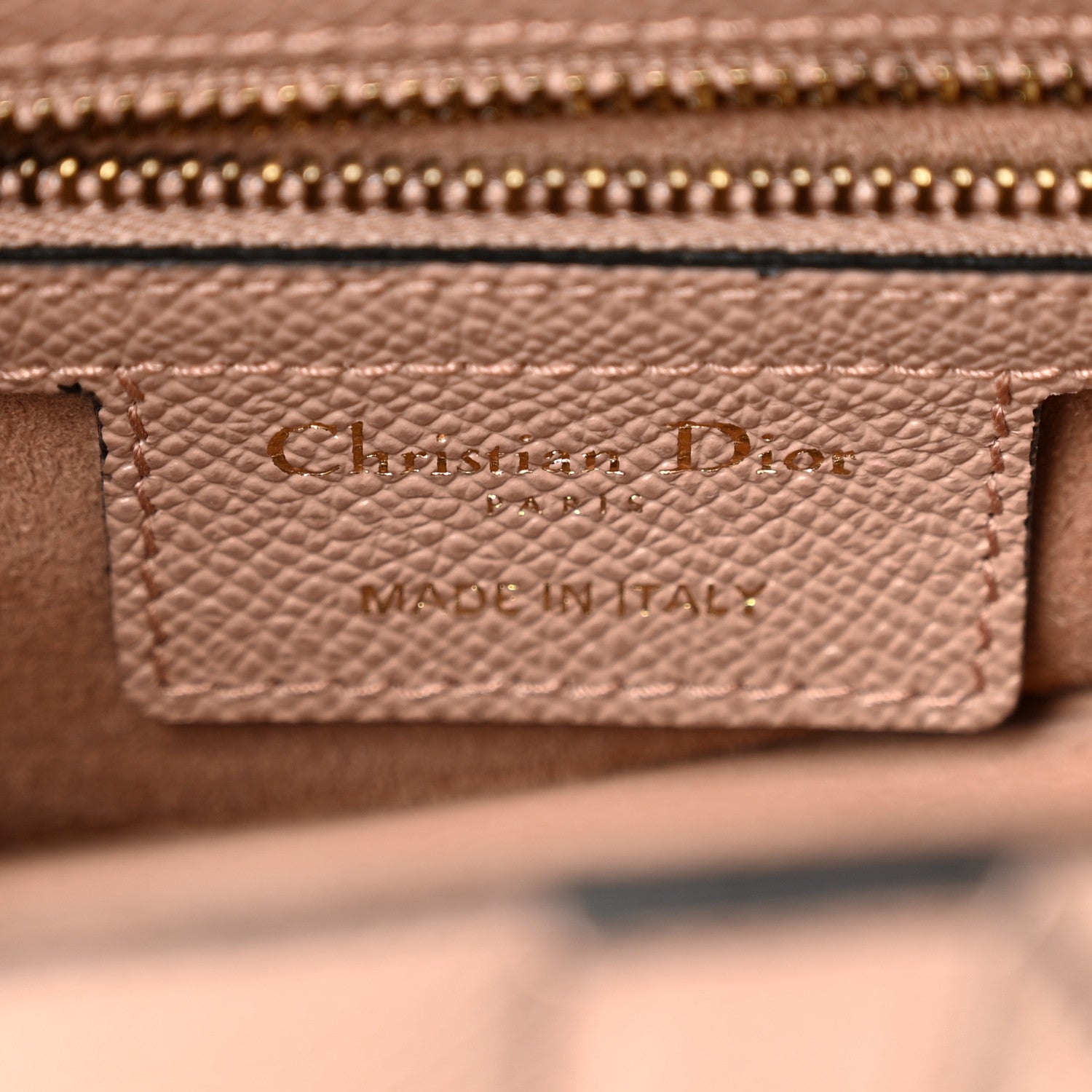 Christian Dior Calfskin Saddle Bag Pink