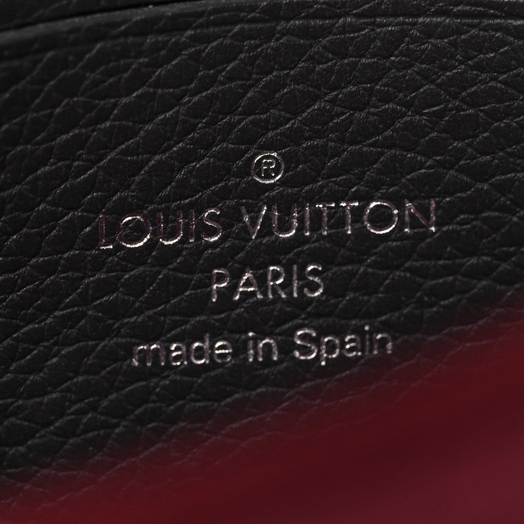 Louis Vuitton Calfskin My Lockme Chain Pochette Lie De Vin Etain Creme