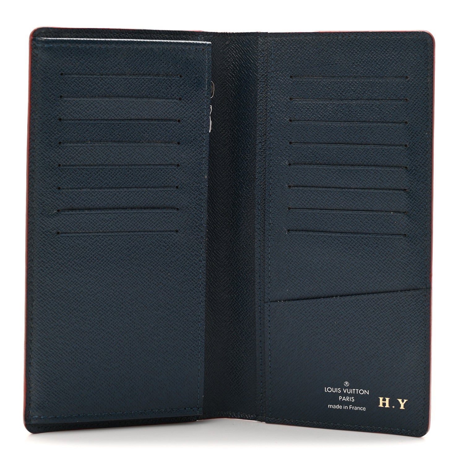 Louis Vuitton Taiga Brazza Wallet Ocean