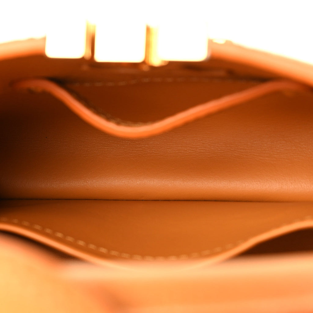 Louis Vuitton Taurillon Mini Capucines Safran Imperial