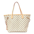 Louis Vuitton Damier Azur Neo Neverfull MM Rose Ballerine