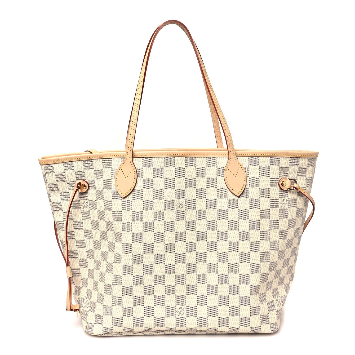 Louis Vuitton Damier Azur Neo Neverfull MM Rose Ballerine