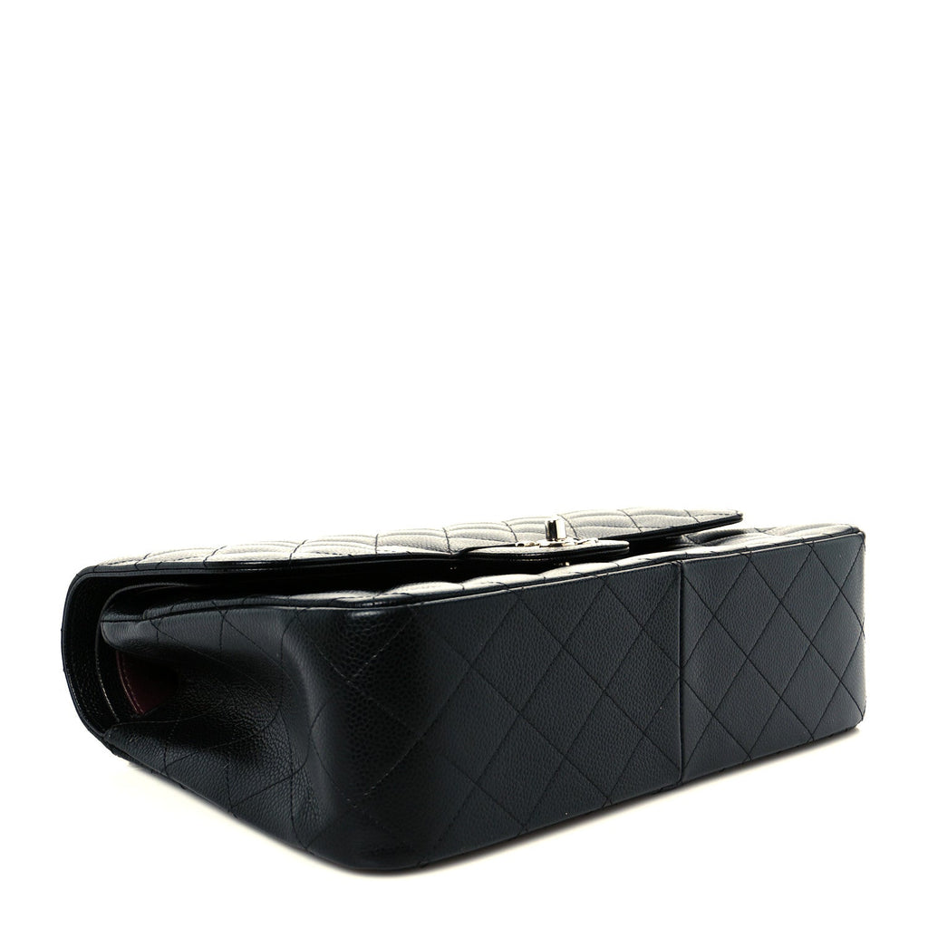 Chanel Caviar Quilted Jumbo Double Flap Black