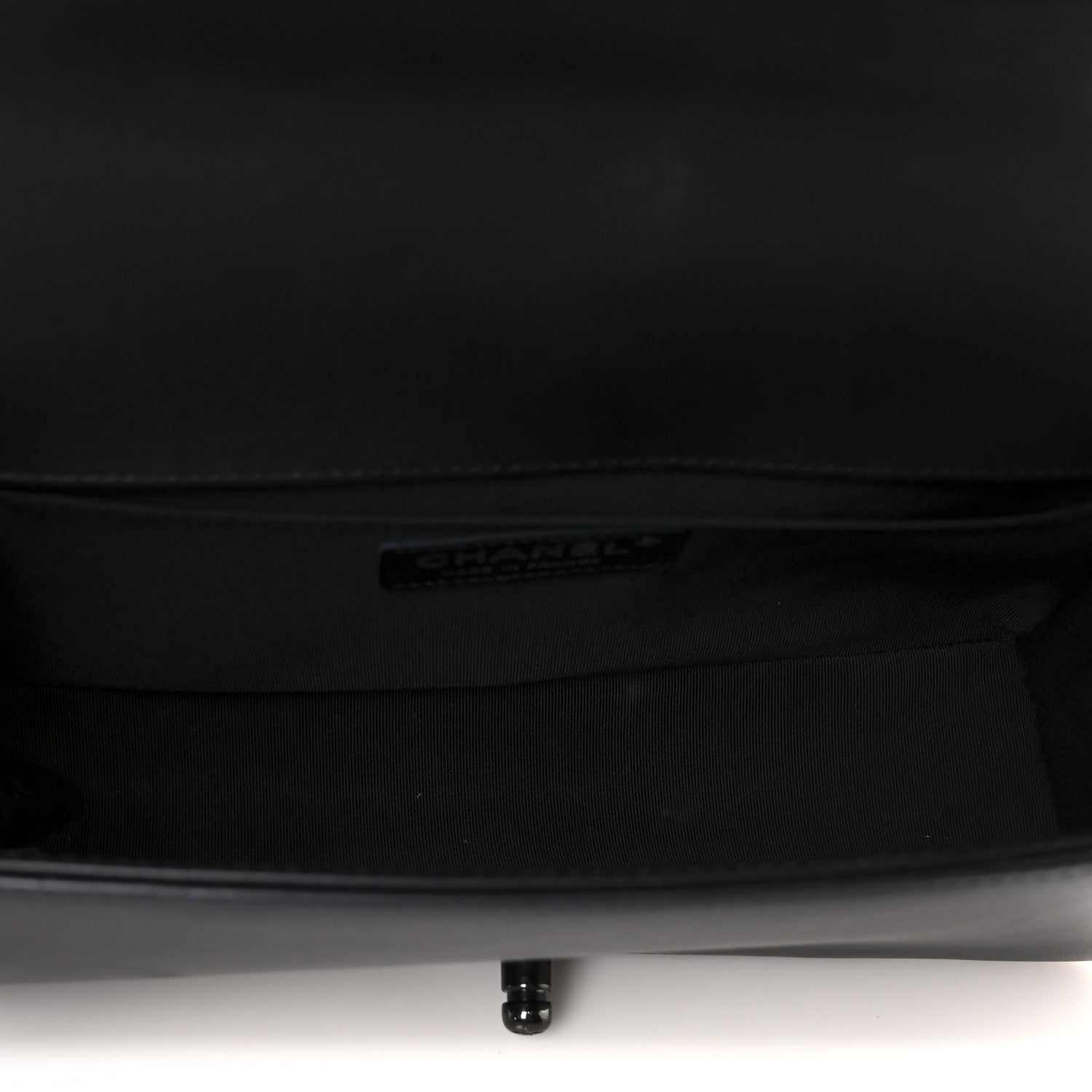 Chanel Calfskin Quilted Medium Boy Flap So Black