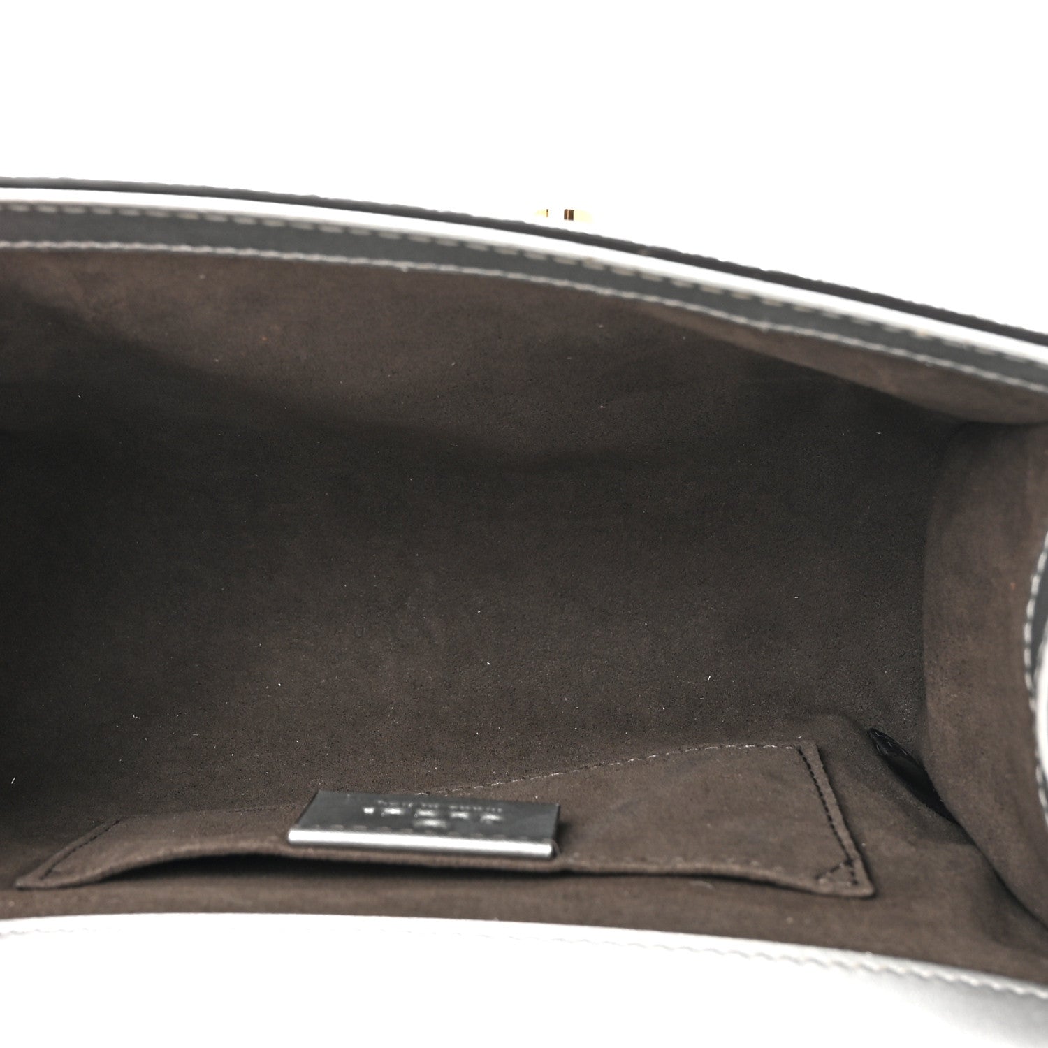 Gucci Galassia Small Padlock Shoulder Bag Argento