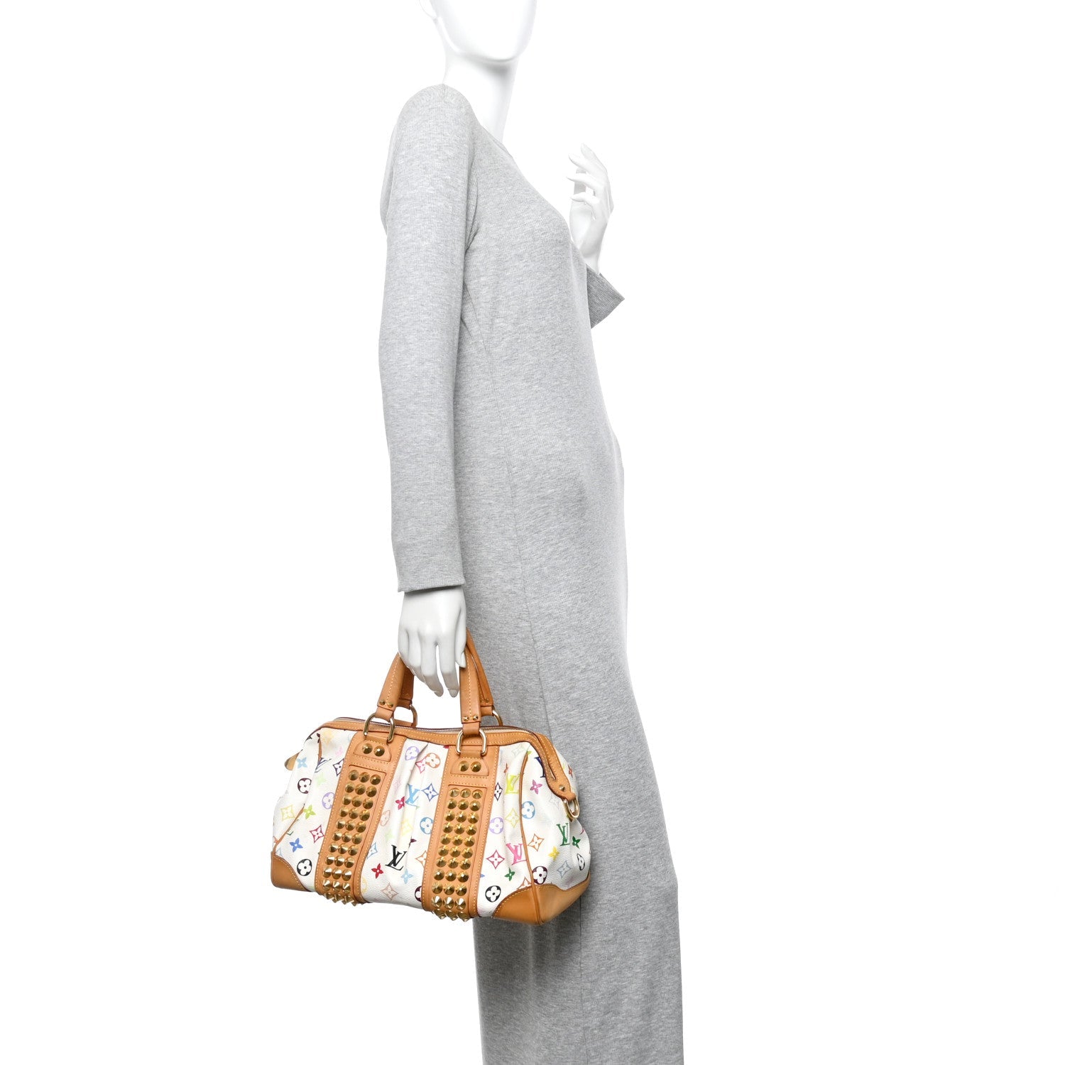 Louis Vuitton Monogram Multicolor Courtney MM White