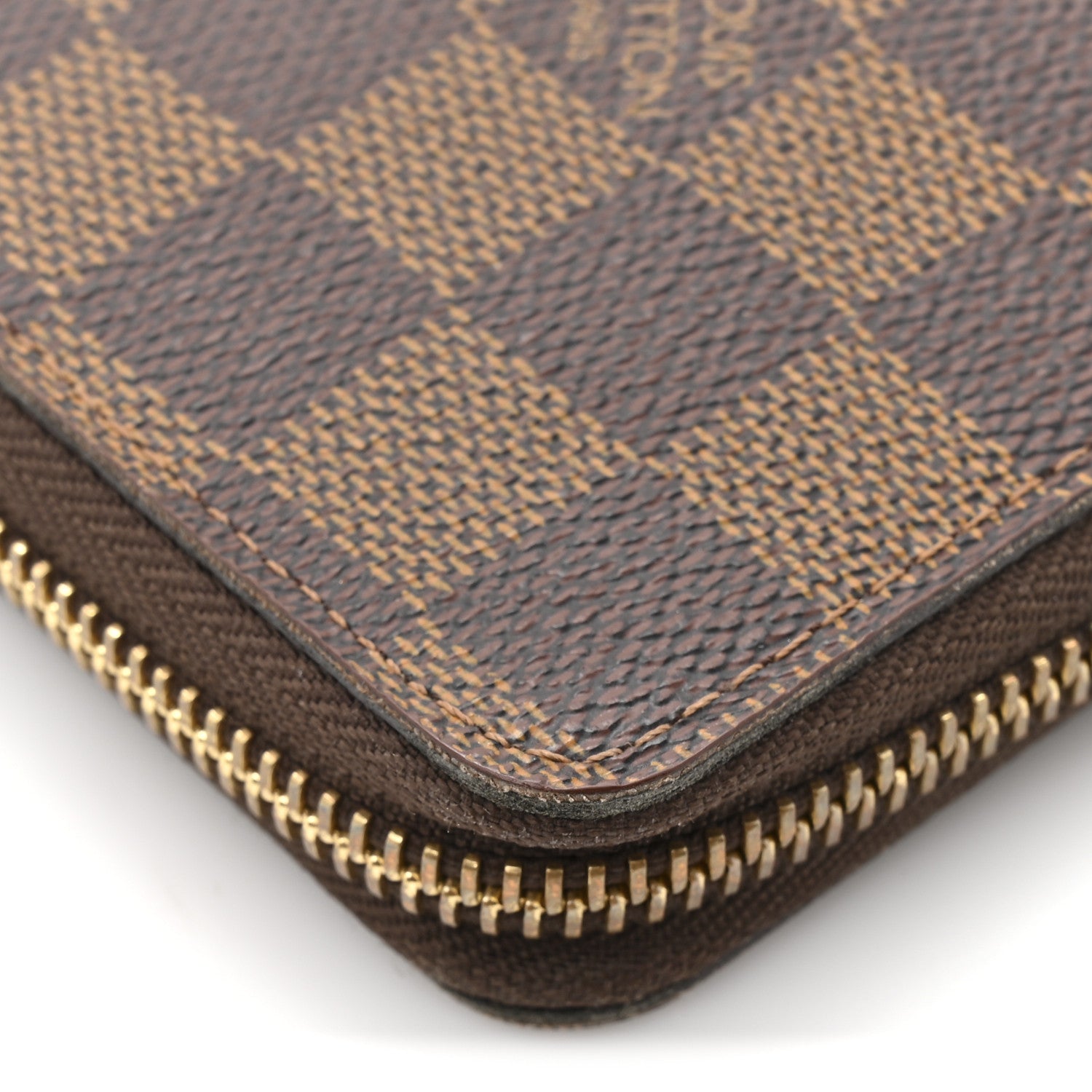 Louis Vuitton Damier Ebene Clemence Wallet Cherry